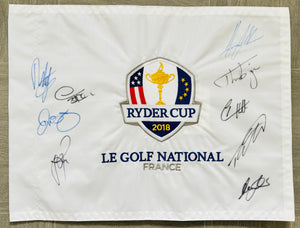 Team Europe signed 2018 Ryder Cup flag