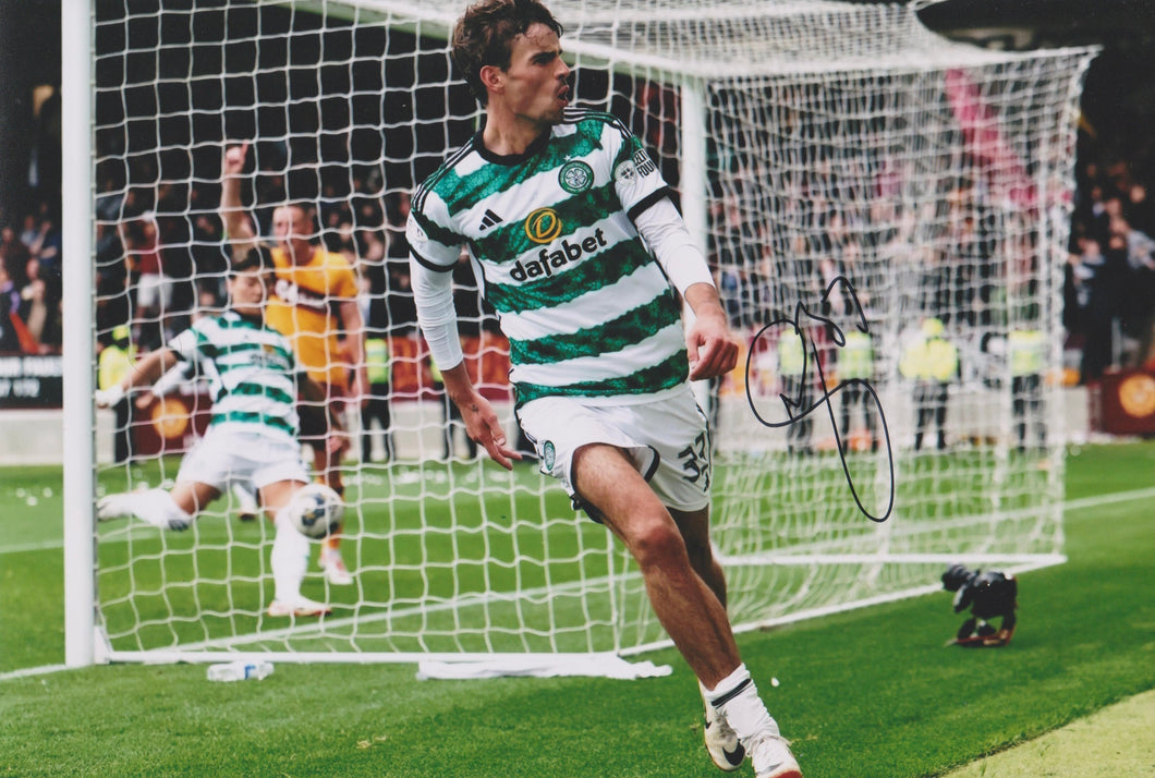 Matt O’Riley signed 12x8” Celtic photo