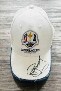 Paul McGinley signed 2014 Gleneagles Ryder Cup hat