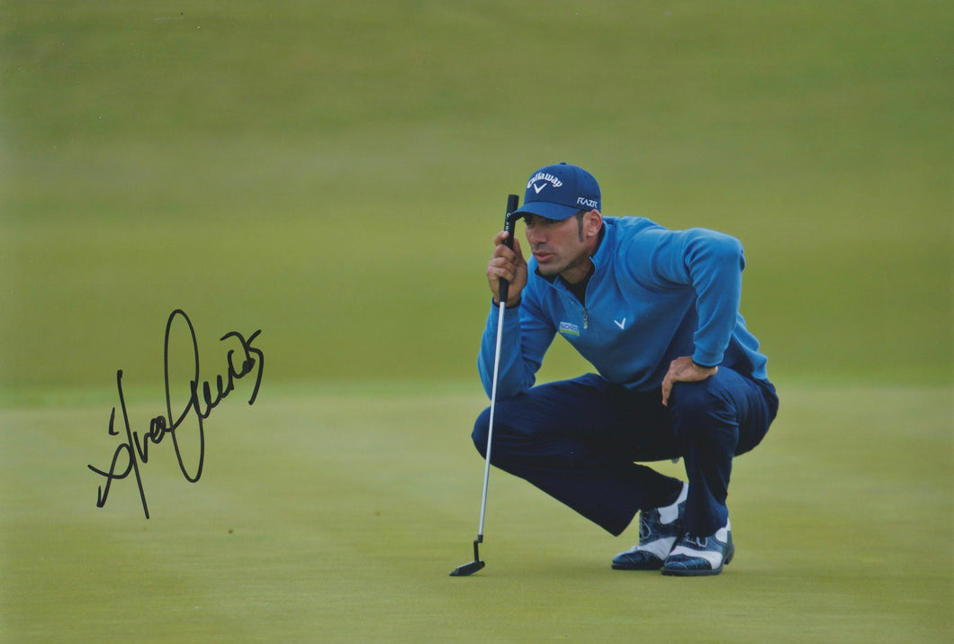 Alvaro Quiros signed 12x8” golf photo