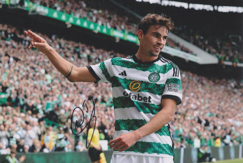 Matt O’Riley signed 12x8” Celtic photo