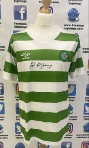 Frank McGarvey signed Celtic shirt