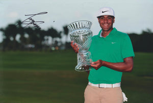 Tony Finau signed 12x8” golf photo