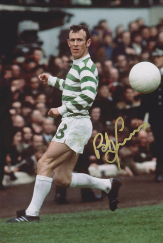 Bobby Lennox signed 12x8” Celtic photo