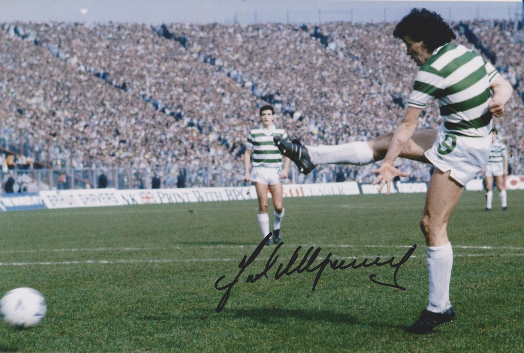 Frank McGarvey signed 12x8” Celtic photo