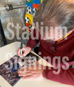 Derek Johnstone signed 12x8” Rangers photo