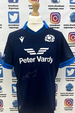 Gregor Townsend signed Scotland rugby shirt