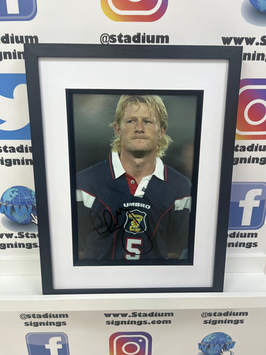 Colin Hendry signed and framed 12x8” photo