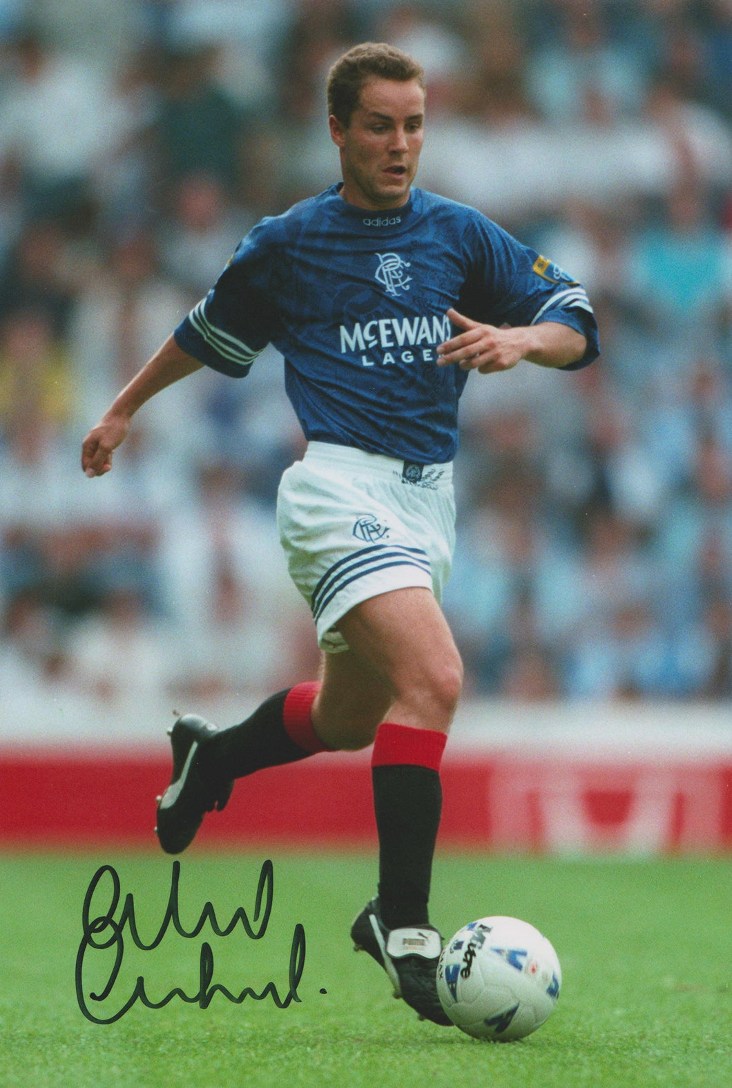 Alec Cleland signed 12x8” Rangers photo