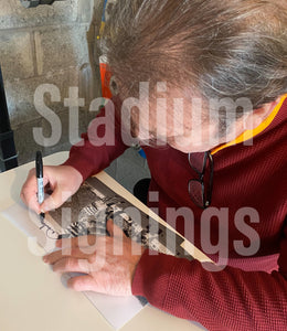 Derek Johnstone signed 12x8” Rangers photo