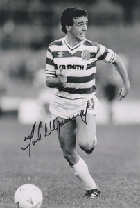 Frank McGarvey signed 12x8” Celtic photo