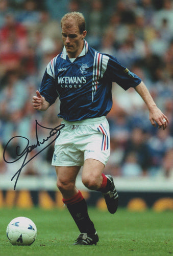 Gordon Durie signed 12x8” Rangers photo