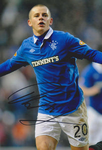 Vladimir Weiss signed 12x8” Rangers photo