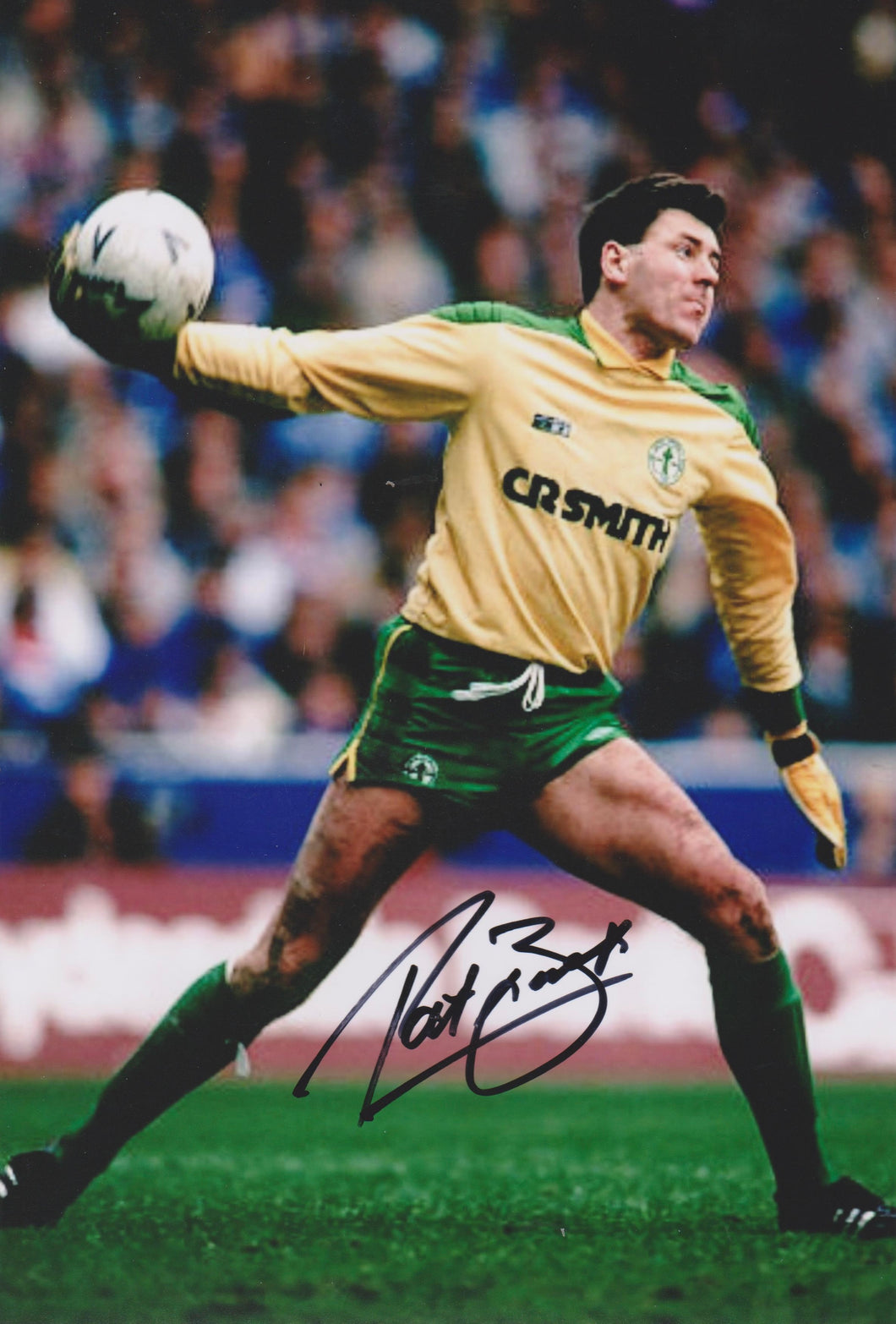 Pat Bonner signed 12x8” Celtic photo