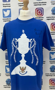 Shaun Rooney signed Scottish Cup T-shirt