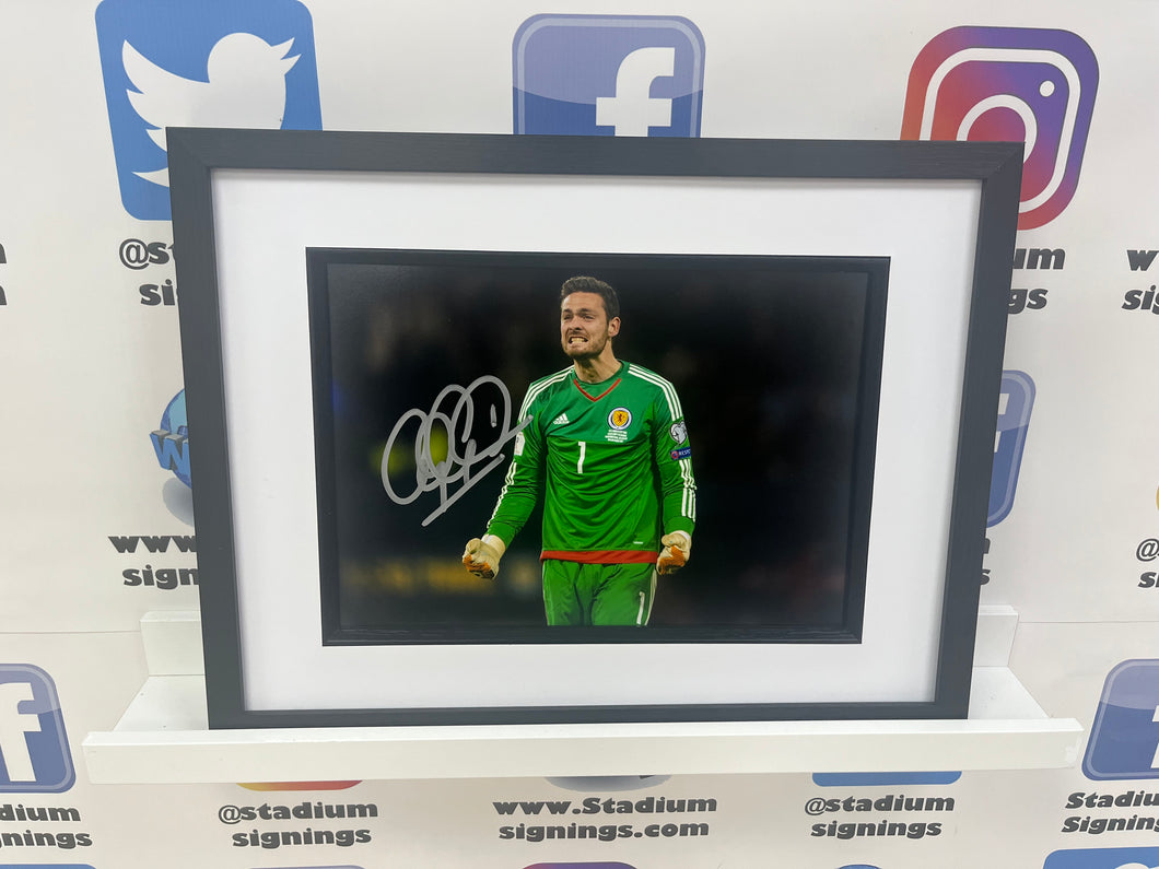 Craig Gordon signed and framed 12x8” photo