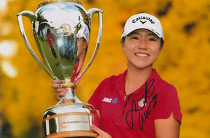 Lydia Ko signed 12x8" photo