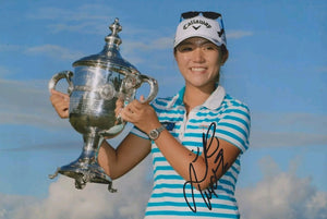 Lydia Ko signed 12x8" photo