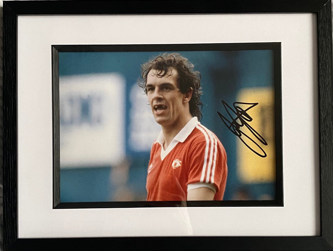 Joe Jordan signed and framed 12x8” photo