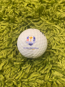 Tyrell Hatton signed 2018 Ryder Cup golf ball