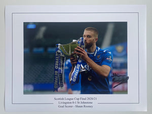 Shaun Rooney signed 16x12” St Johnstone photo