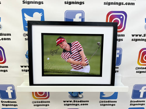 Keegan Bradley signed and framed 12x8” photo