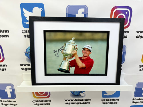 Keegan Bradley signed and framed 12x8” photo