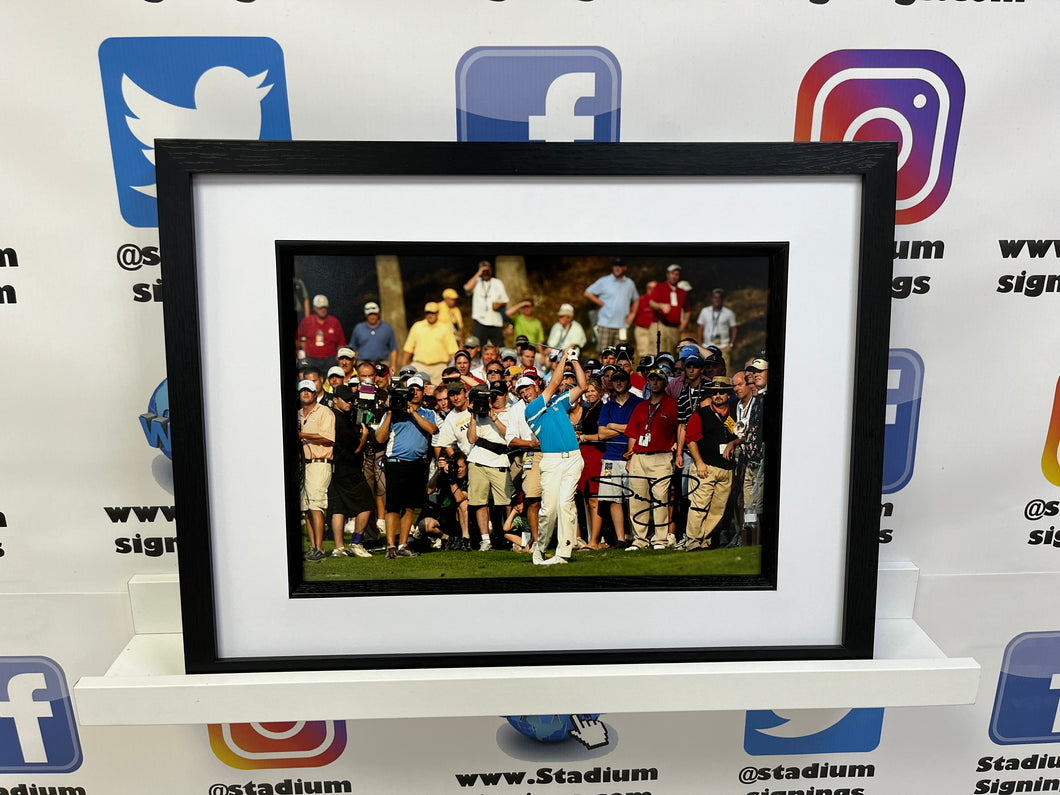 Soren Hansen signed and framed Ryder Cup photo