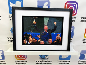 Paul McGinley signed and framed 12x8” Ryder Cup photo