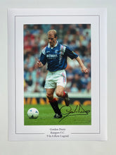 Load image into Gallery viewer, Gordon Durie signed 16x12” Rangers photo