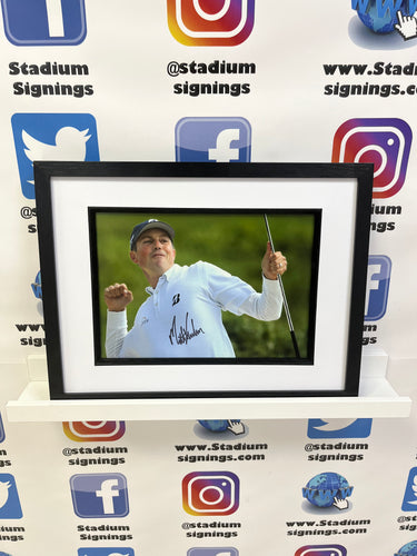 Matt Kuchar signed and framed 12x8” photo