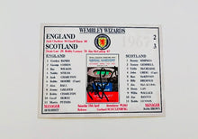 Load image into Gallery viewer, Bobby Lennox signed 8x6” Scotland 1967 plaque