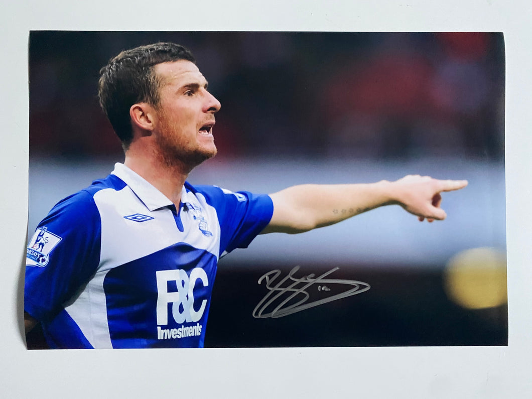 Barry Ferguson signed 18x12” Birmingham photo