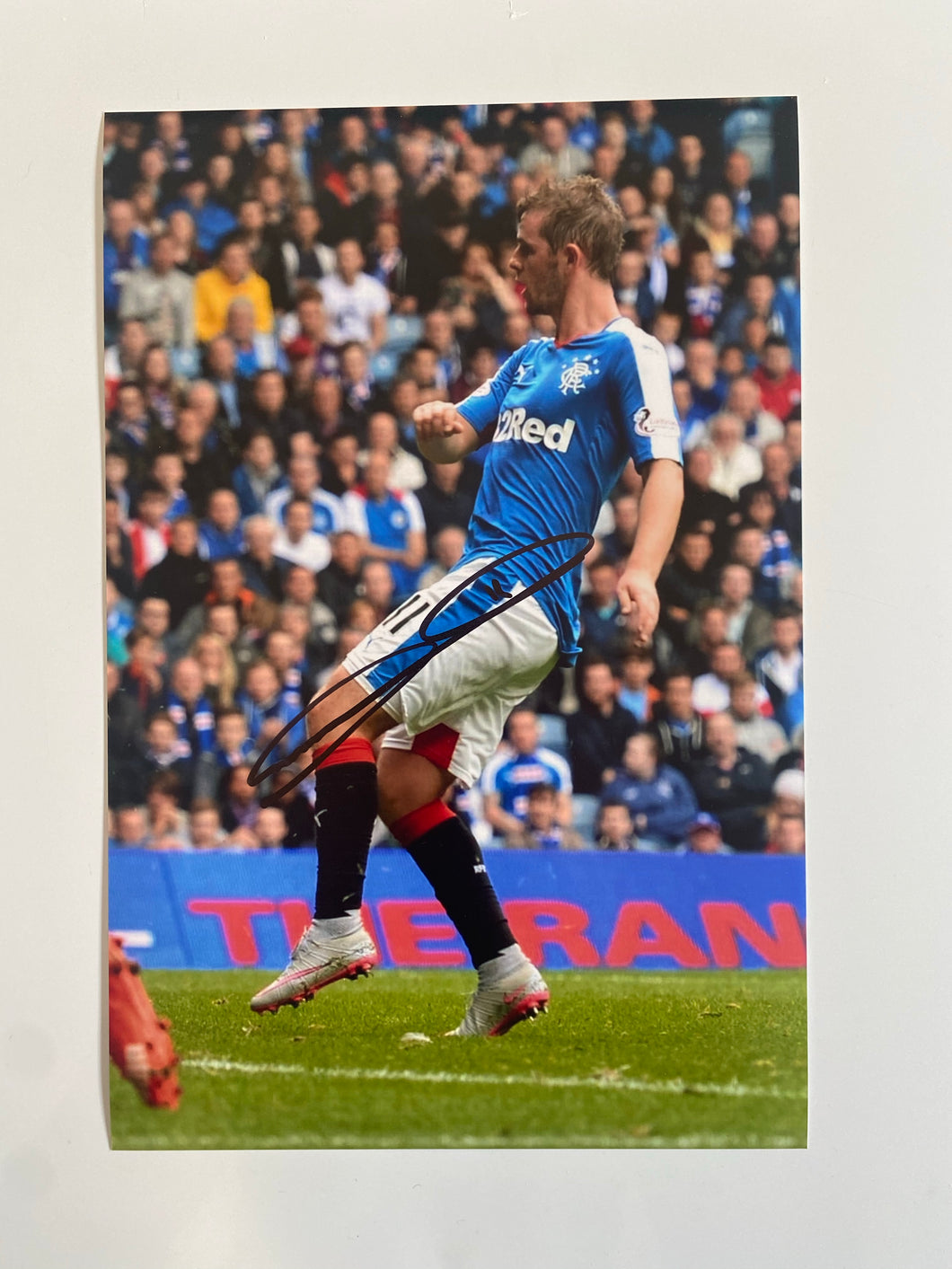 David Templeton signed 12x8” Rangers photo