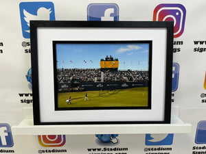 Branden Grace signed and framed 12x8” Open Championship photo