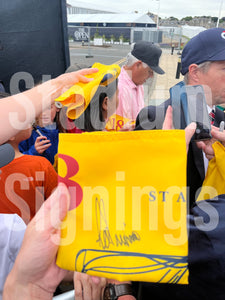 Lee Trevino signed 150th Open flag