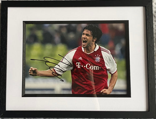 Michael Ballack signed and framed 12x8” photo