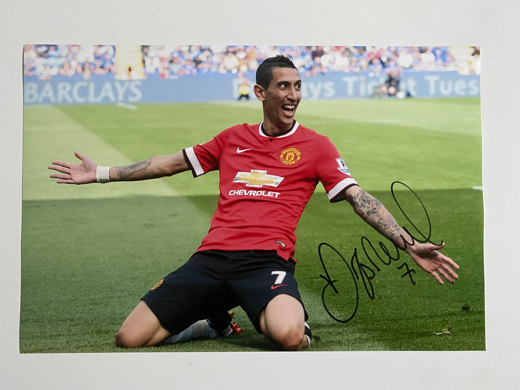 Angel Di Maria signed 18x12” photo