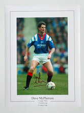 Load image into Gallery viewer, Dave McPherson signed 16x12” Rangers photo