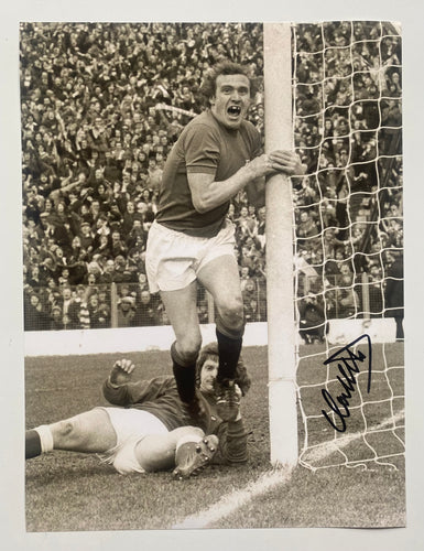 Colin Stein signed 16x12” Rangers photo