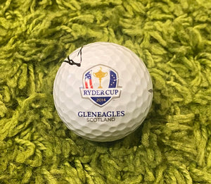 Thomas Bjorn signed Ryder Cup 2014 golf ball