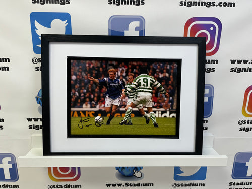 Stuart McCall signed and framed 12x8” Rangers photo