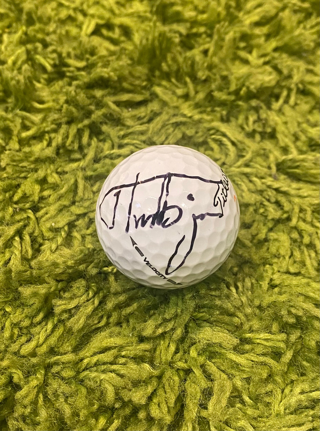 Thorbjorn Olesen signed 2018 Ryder cup golf ball