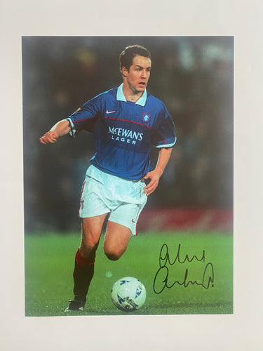 Alec Cleland signed 16x12” Rangers photo