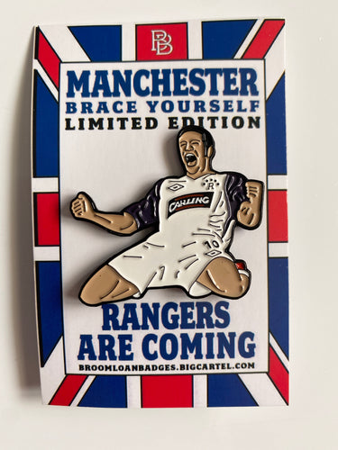 Nacho Novo Rangers pin badge