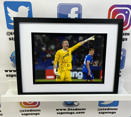 Jon McLaughlin signed and framed 12x8” Rangers photo