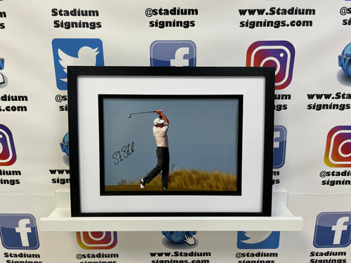 Steve Stricker signed and framed 12x8” photo