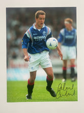 Load image into Gallery viewer, Alec Cleland signed 16x12” Rangers photo