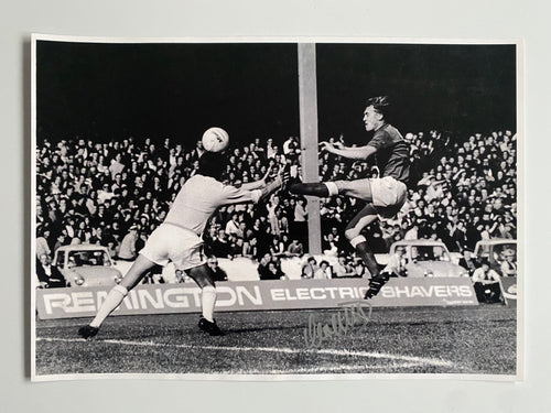 Colin Stein signed A3 photo