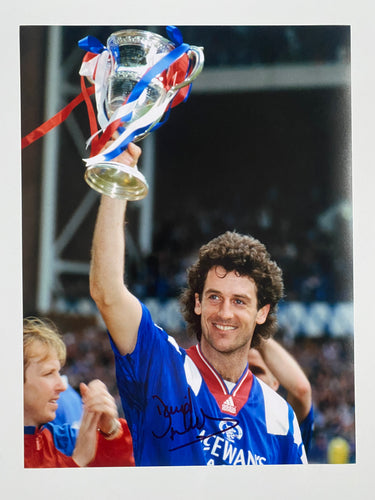 Dave McPherson signed 16x12” Rangers photo